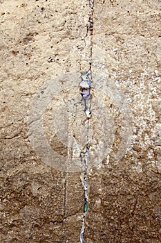 Notes in the Wailing Wall