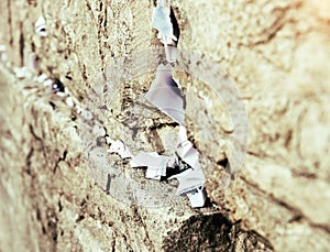 Notes on the Wailing (Western) Wall in Jerusalem Israel