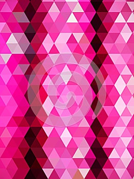 A noteworthy pink geometric design of squares and rectangles photo