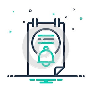 Mix icon for Notice, attention and warning