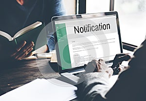 Notification Alert Icon Inbox Internet Message Concept