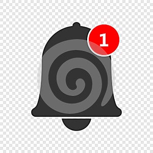 Notification bell icon photo
