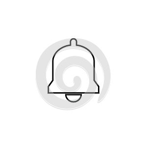 Notification bell icon vector illustration