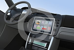 Notification of incoming call for smart car console