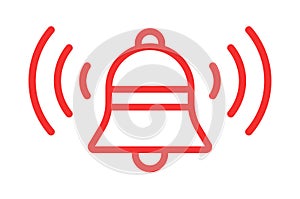 Notification message bell icon