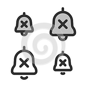 Notifications off icon photo