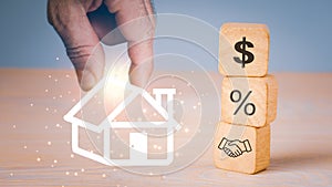 The notion of home loan installments and loan reduction, interest calculation, taxation, saving, and planning photo