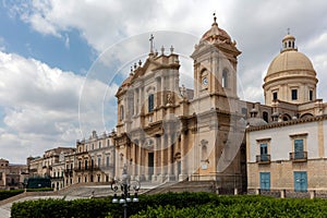 Noto Cathedral in Noto, Sicily, Italy