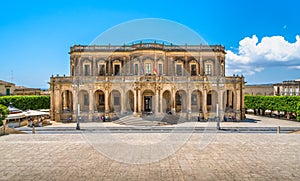 Palazzo Ducezio, seat of the municipality of Noto. Province of Syracuse, Sicily, Italy. photo