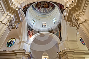 Noto Sicily, Italy: San NicolÃ² church internal view. Color image