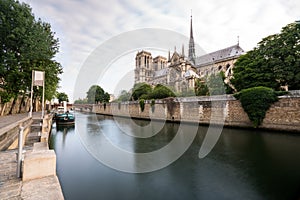 The Notre Dame Abbey long exposure in the morning