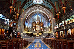 Notre-Dame Basilica in Montreal