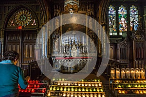 Notre Dame basilica, Montreal, Quebec, Canada