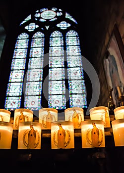 Notre Dame Cathedral Candles