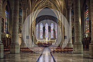 Notre-Dame Cathedral, Luxembourg, inside