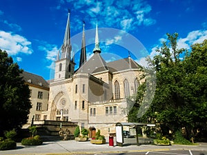 Notre Dame cathedral of Luxemburg photo