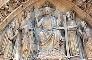 Notre Dame Cathedral, Paris, Christ in Majesty