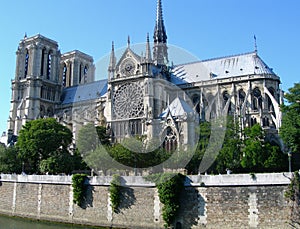 Notre Dame Cathedral in Paris, France