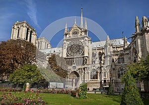 Notre Dame cathedral in Paris France