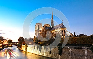 The Notre Dame Cathedral , Paris, France. photo