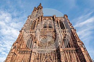 Notre Dame cathedral in Strasbourg, France