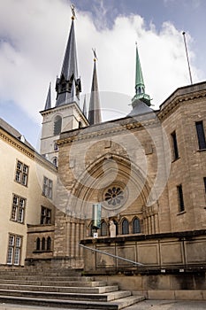 Notre Dame church in Luxembourg city