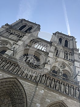 Notre Dame Church in a Spring Beautiful Day photo
