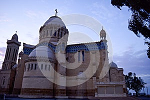 Notre-Dame d`Afrique church in the Algiers city.