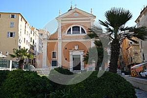 The Notre-Dame-de-l`Assomption cathedral in Ajaccio