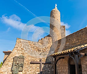 Notre Dame de la Salette chapel on Mont Saint Clair in Sète, Occitanie, France