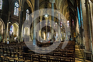 Notre Dame de Nice, neo gothic church in Cote d`Azur, France