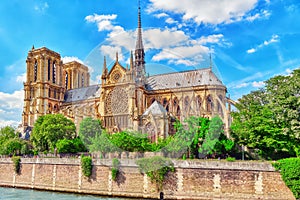 Notre Dame de Paris Cathedral. photo