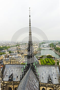 Notre Dame de Paris Cathedral in Paris