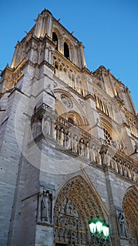 Notre Dame de Paris evening