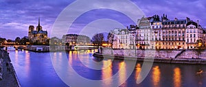 Notre Dame de Paris, panorama.