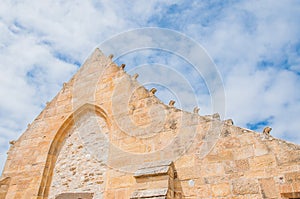 Notre Dame de Rocamadour church in Camaret-sur-mer in FinistÃÂ¨re, Brittany photo