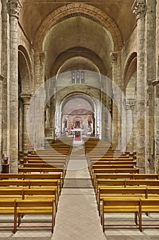 Notre dame fin des terres church. Soulac sur mer. France