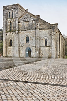 Notre dame fin des terres church. Soulac sur mer. France