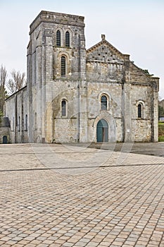 Notre dame fin des terres church. Soulac sur mer. France