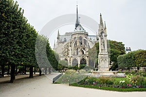 Notre Dame garden