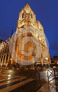 Dama catedral en  París Francia 