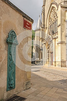 Notre Dame la Riche church. Tours. France