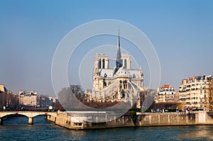 Notre Dame in paris france