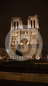 Notre Dame of Paris at Night