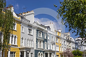 Notting Hill in Kensington, London, UK