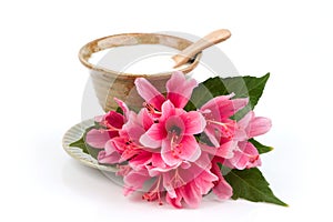 Nourish your skin and hair with hibiscus flowers and yogurt