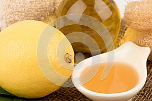 Nourish your skin and hair with lemon, honey and oil