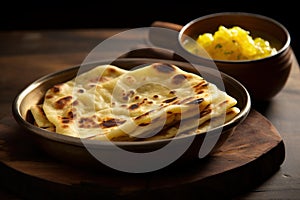 Nourishing Parantha ghee fresh. Generate Ai