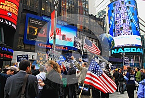 Nov 4, 2008 - The Times Square in NYC