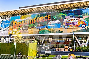 Nov 17, 2019 San Francisco / CA / USA - Dreamforce annual convention taking place at Moscone Center; Dreamforce is an annual user